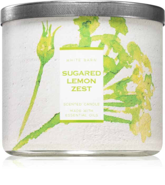 Bath & Body Works Sugared Lemon Zest ароматическая свеча notino.ru