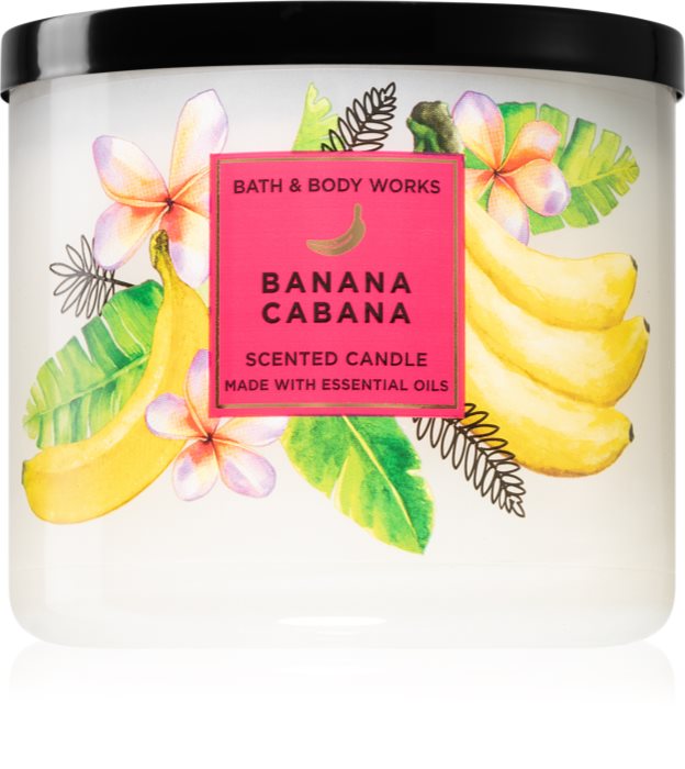 Bath & Body Works Banana Cabana scented candle notino.ie