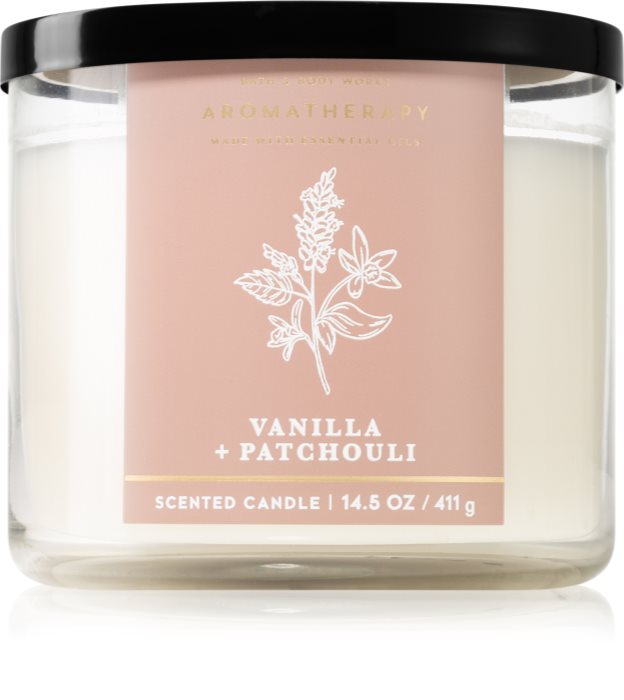 Bath & Body Works Vanilla and Patchouli scented candle notino.ie