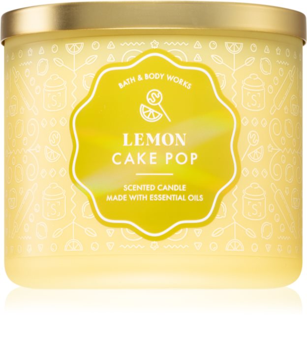 Bath & Body Works Lemon Cake Pop vonná sviečka notino.sk