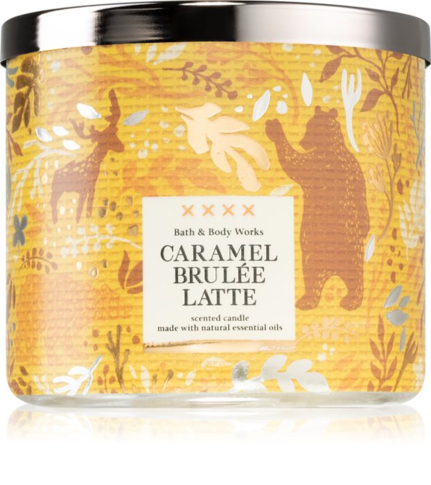 Bath & Body Works Caramel Brulée Latee scented candle notino.ie