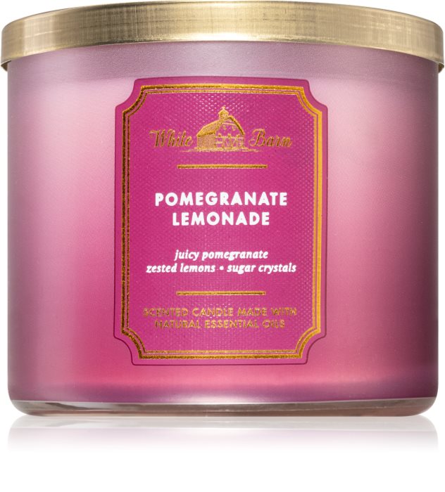 Bath & Body Works Pomegranate Lemonade scented candle notino.ie
