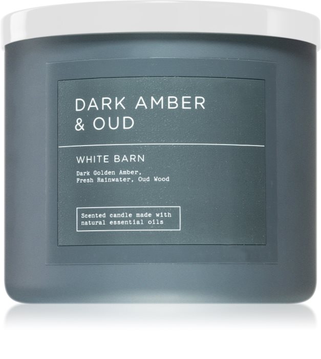 Bath & Body Works Dark Amber & Oud scented candle notino.co.uk