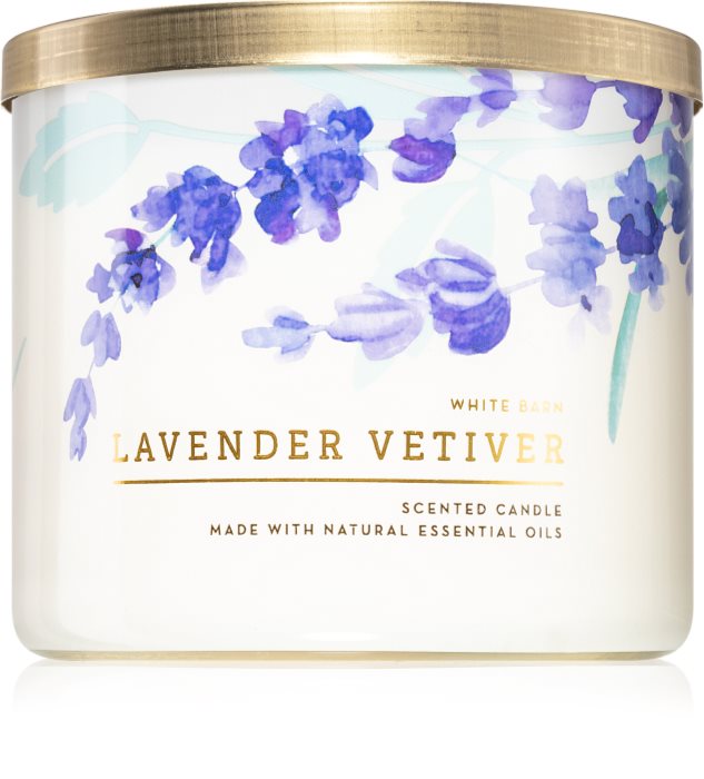 Bath & Body Works Lavender Vetiver bougie parfumée notino.fr