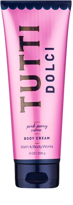 Bath & Body Works Tutti Dolci Pink Peony Créme Körpercreme Für Damen ...