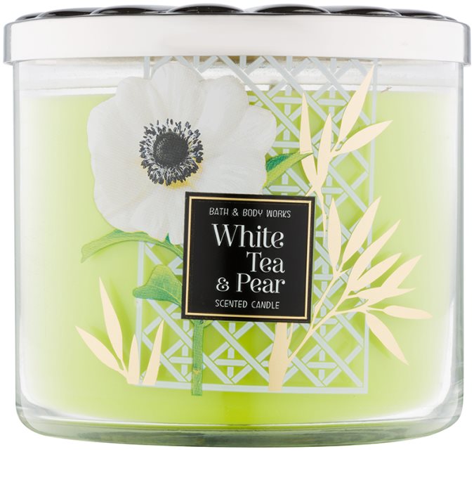 Bath & Body Works White Tea & Pear vela perfumada notino.es
