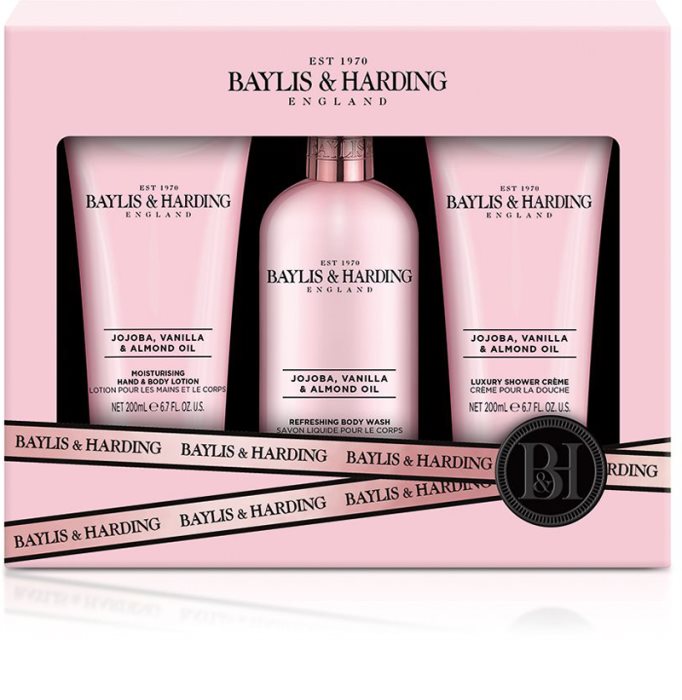 Baylis & Harding Jojoba, Vanilla & Almond Oil Gift Set (With Almond Oil