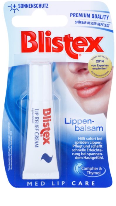 Blistex Lip Relief Cream Balsam Für Trockene Und Rissige Lippen Notinoat 9014