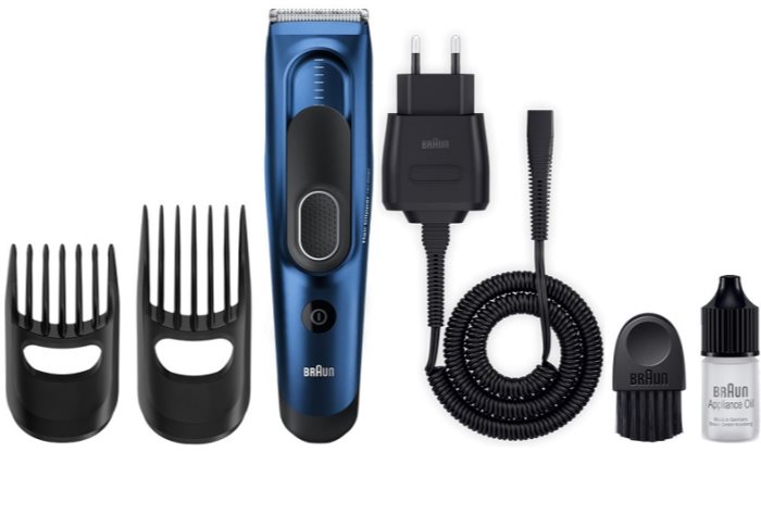 Tondeuse à Cheveux Et Barbe Rechargeable - 4 Têtes De Coupe (0.3 à 1.2mm) - Facile à Utiliser