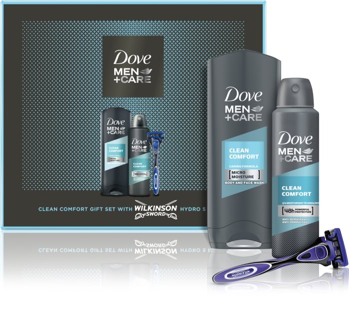 Dove Men+Care Clean Comfort Gift Set (for Men) | notino.co.uk
