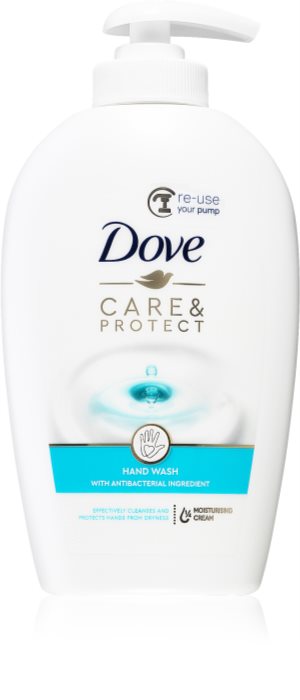 Dove Care And Protect Hand Soap With Antibacterial Ingredients Uk 