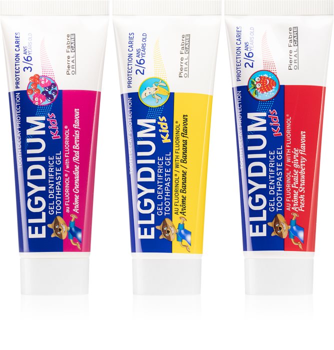 Elgydium Kids Toothpaste for Children Economy Pack notino.co.uk