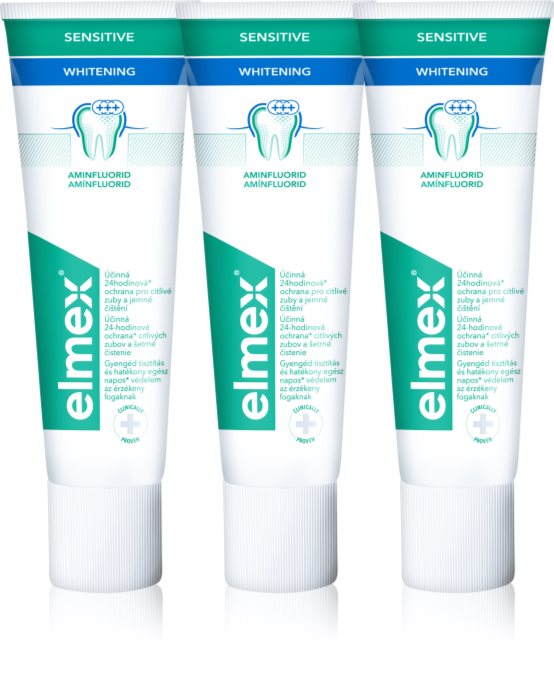 Elmex Sensitive Whitening Zahnpasta für natürlich weiße Zähne NOTINO