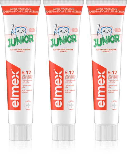 Elmex Junior 6-12 Years Hammastahna Lapsille | notino.fi