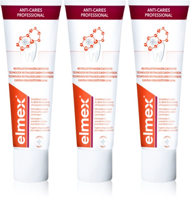 Elmex AntiCaries Professional dentífrico para prevenir as cáries