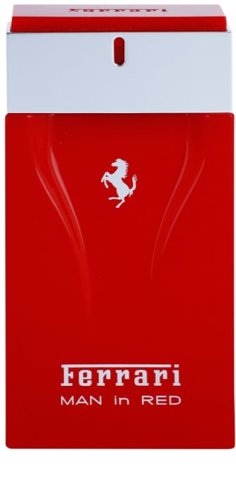 Ferrari man in red