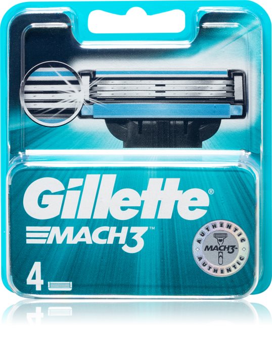 Gillette Mach3 náhradní břity 4 ks | notino.cz
