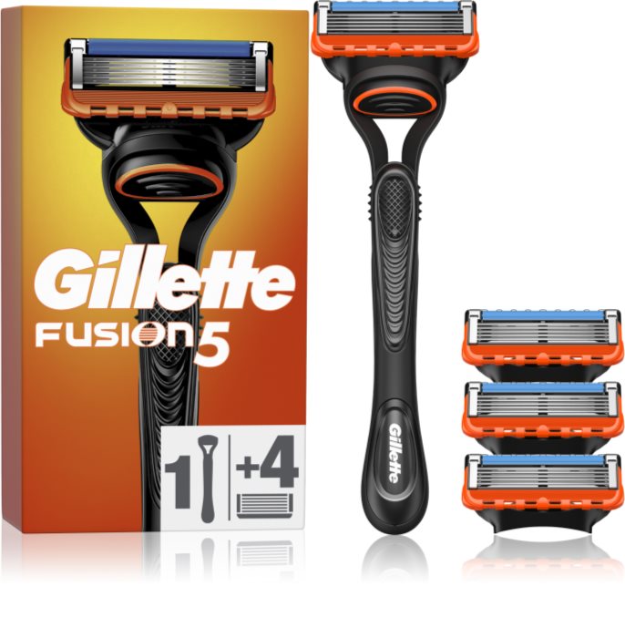 Gillette Fusion5 Maszynka Do Golenia Zapasowe Ostrza 4 Szt.