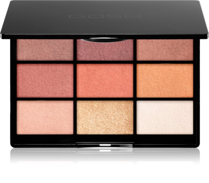 Gosh 9 Shades Palette Eyeshadow Palette with Mirror notino.co.uk