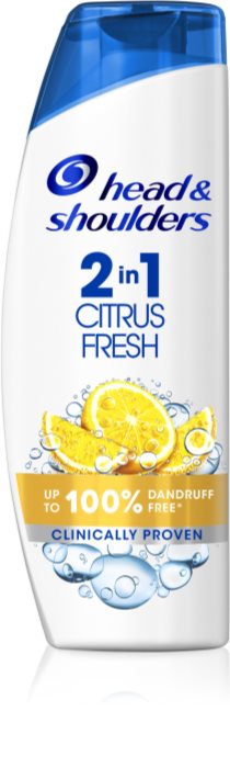 Head Shoulders Citrus Fresh 2v1 šampon na mastné vlasy notino cz