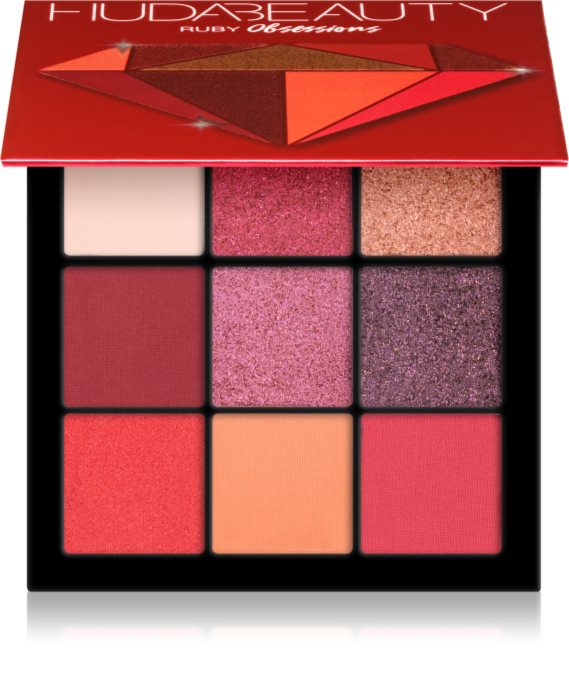 Huda Beauty Ruby Obsessions Eyeshadow Palette notino.co.uk