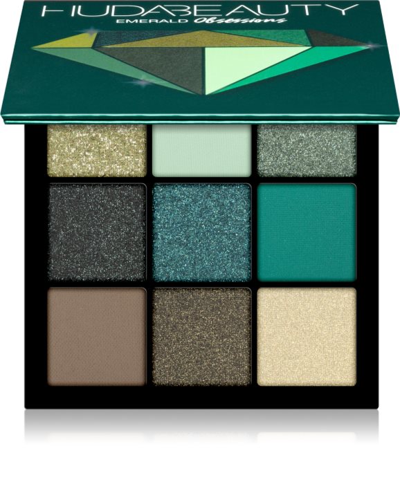 Huda Beauty Emerald Obsessions Eyeshadow Palette notino.ie