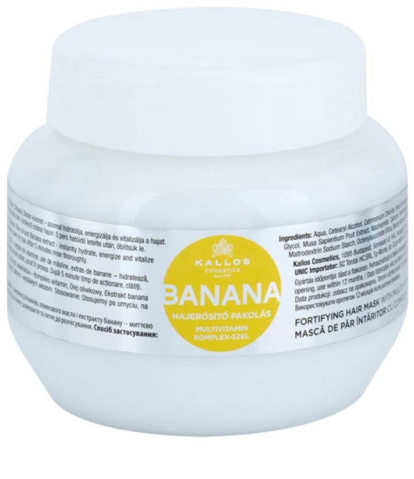 Kallos Banana Fortifying Mask With Multivitamine Complex notino.co.uk