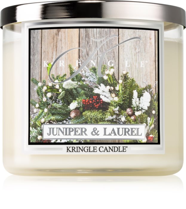 Kringle Candle Juniper & Laurel scented candle I. notino.co.uk