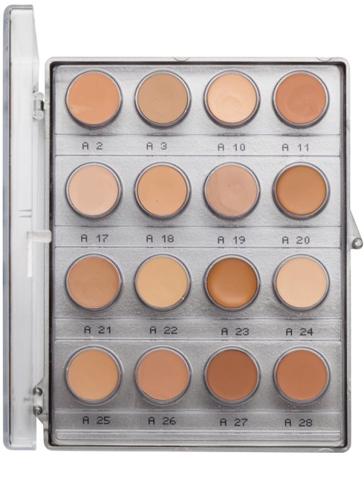 Kryolan Dermacolor Light Concealer Palette with 16 Shades notino.co.uk