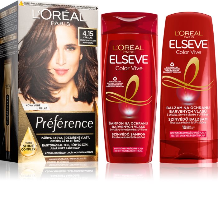 L’Oréal Paris Elseve Color-Vive ensemble (pour cheveux colorés) | notino.be
