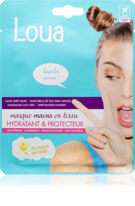 Loua Ulltra Moisturising Hand Mask Regenerating Hand Mask In Gloves 