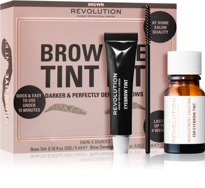 Makeup Revolution Brow Dye Tint Kit Eyebrow Tint | Notino.ie