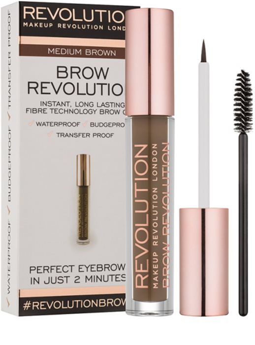 Makeup Revolution Brow Revolution przezroczysty żel do brwi