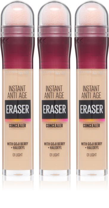 Maybelline Instant Anti Age Eraser Liquid Concealer with a Sponge ...