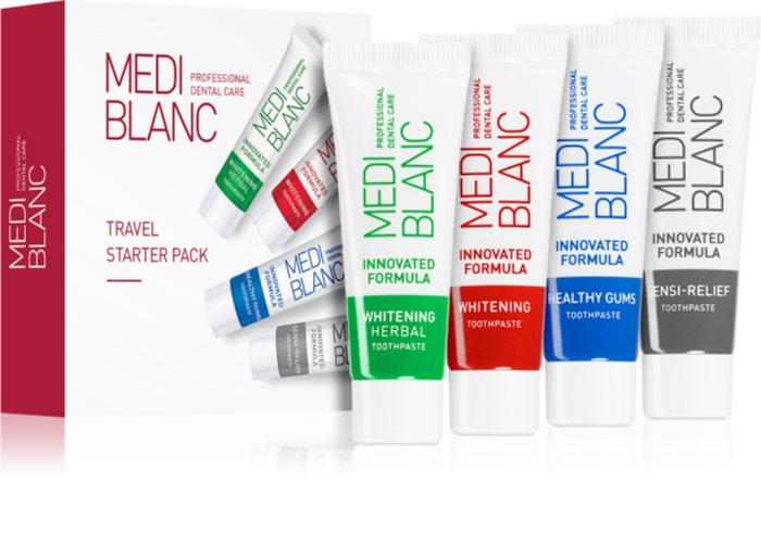 MEDIBLANC Dental Care Travel Starter Pack format voyage (pour un soin