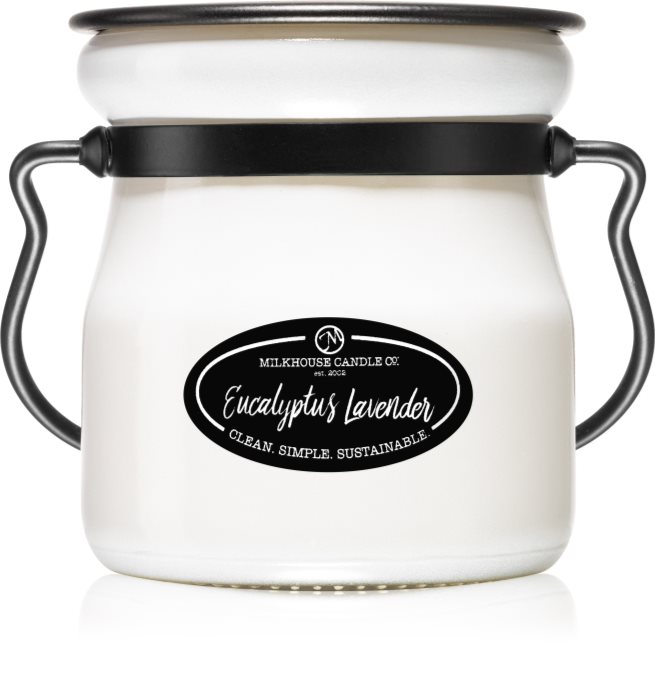 Milkhouse Candle Co. Creamery Eucalyptus Lavender vonná svíčka Cream