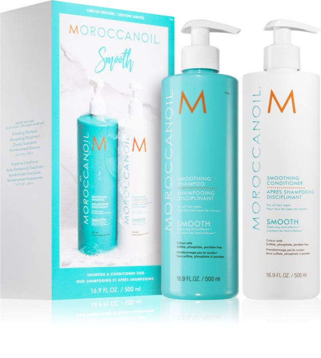 Moroccanoil Smooth Set (For Unruly And Frizzy Hair) for Women notino