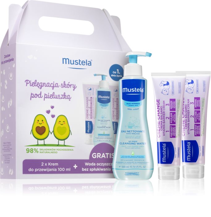Mustela Cestino Regalo Neonato Grigio | Kit Con 5 Prodotti Per L'Igiene Del Bebè | Ideale Per Neonati - Foto 9