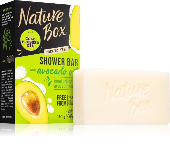 Nature Box Shower Bar Avocado Oil natürliche feste Seife notino.at