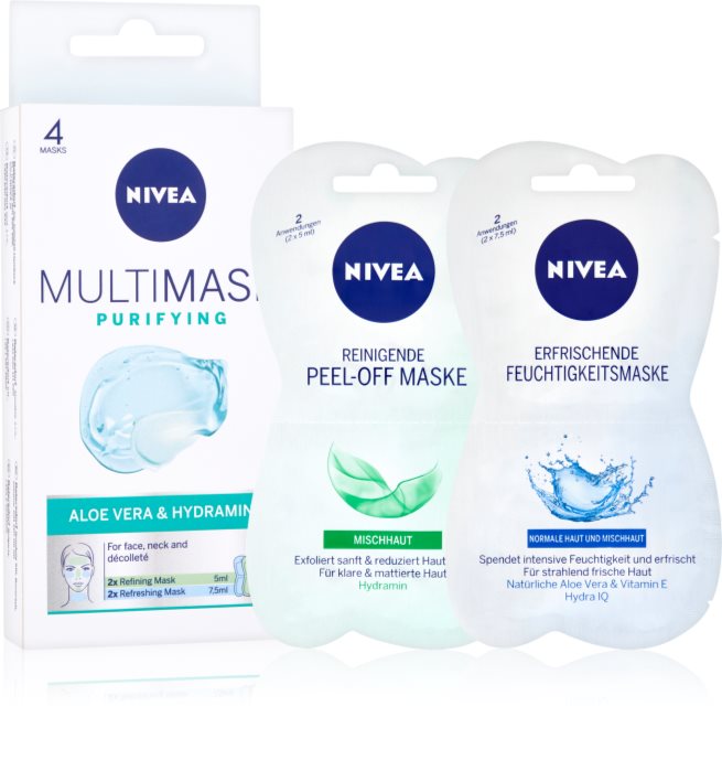 Nivea MultiMask Cleansing Face Mask With Aloe Vera notino.dk