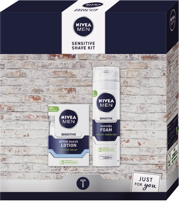 Nivea Men Sensitive Kit Gift Pack Mens Shaving Kit Nivea Men Shower