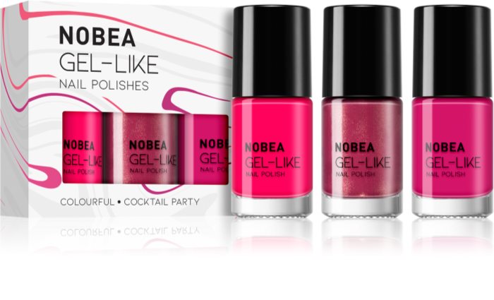 NOBEA Colourful nail polish set Cocktail Party | notino.co.uk