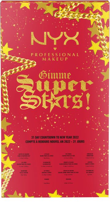 NYX Professional Makeup Gimme SuperStars Days Calendar adventní kalendář notino cz