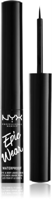 Nyx Professional Makeup Epic Wear Liquid Liner Delineador De Olhos Com Acabamento Mate Notinopt 8392