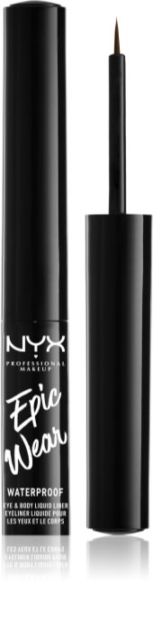 Nyx Professional Makeup Epic Wear Liquid Liner Eyeliner Met Matte Finish  