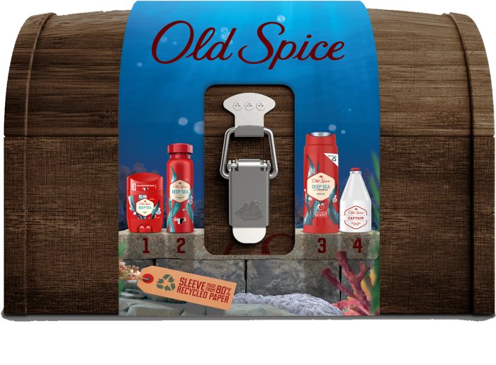 Old Spice Deep Sea Wooden Chest Gift Set for Men notino.co.uk