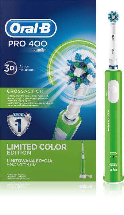 oral b electric toothbrush green
