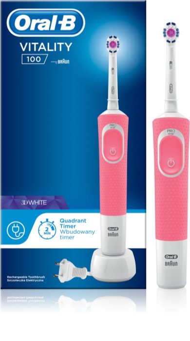 Oral B Vitality 100 3D White D100.413.1 Electric Toothbrush | Notino.co.uk