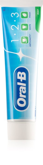 Oral B 1-2-3 Fluoride Toothpastes 3 In 1 | Notino.co.uk