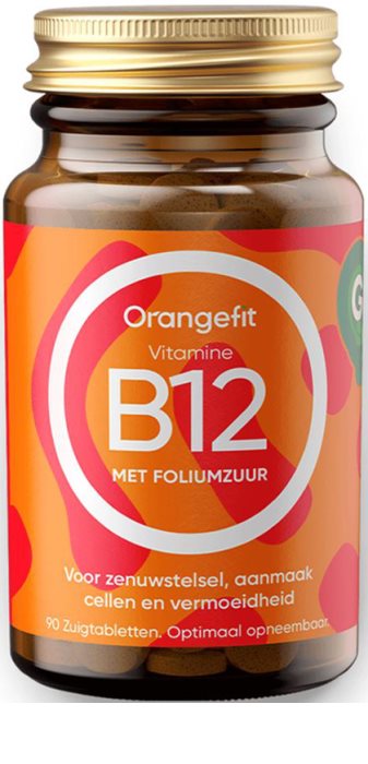 Orangefit Vitamin B12 With Folic Acid Podpora Správného Fungování ...